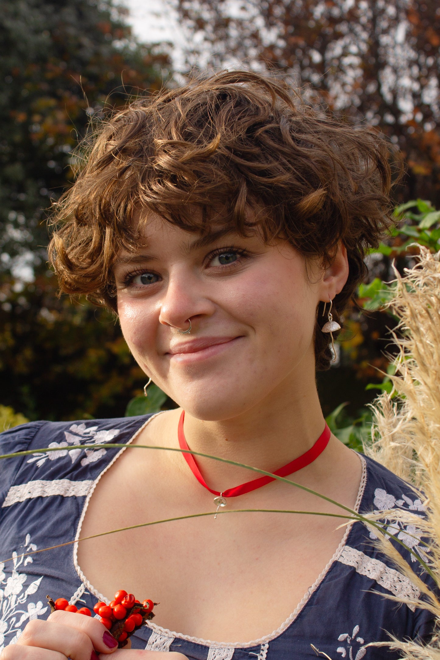 Madarch/Mushroom Fishhook Earrings (made to order)